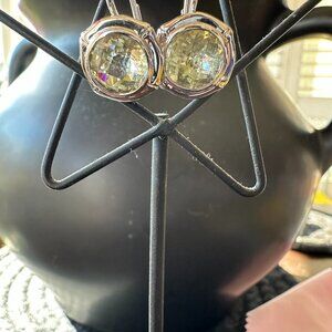 Sterling Silver Elle Topaz earrings